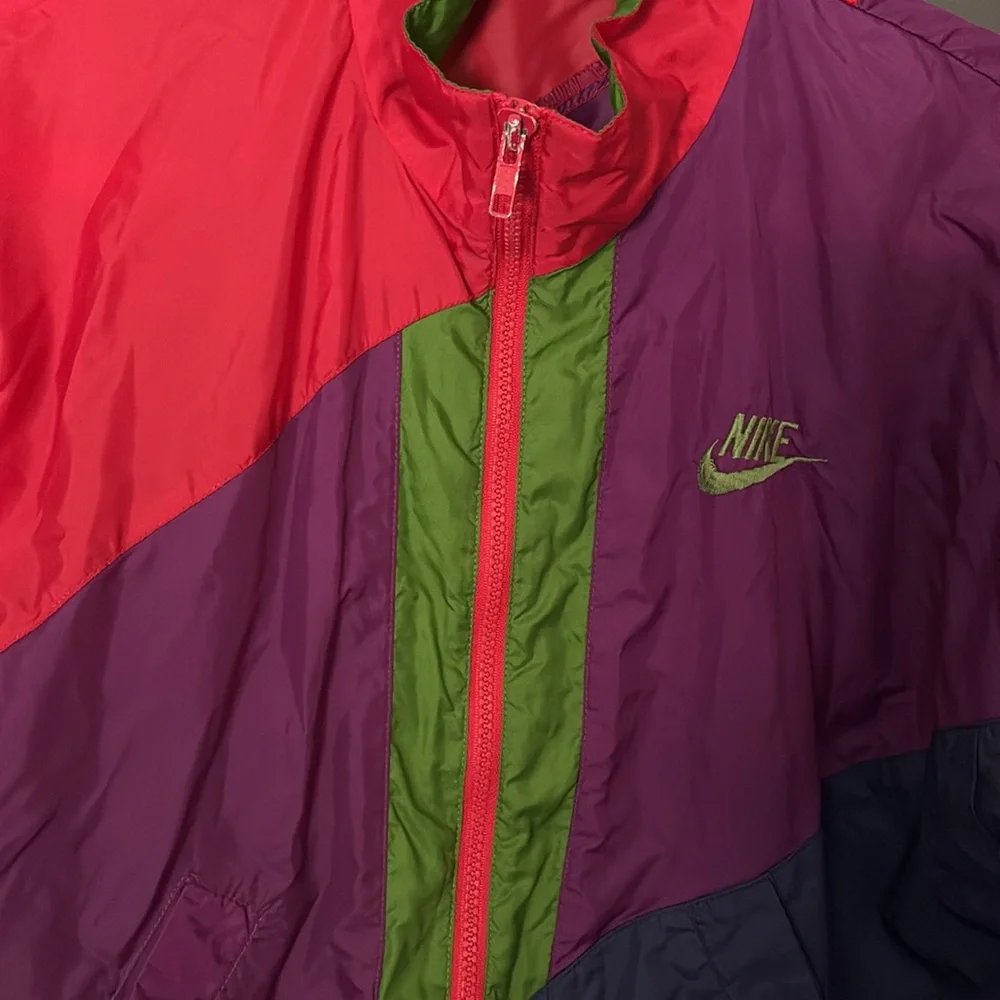 Nike vintage kids medium/8-10 Multicolor Windbreaker Jacket